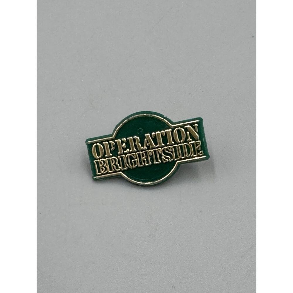 Vintage‎ Plastic Operation Brightside Lapel Pin
